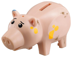 Pig, Toy Story with Dirt Pattern (Hamm)