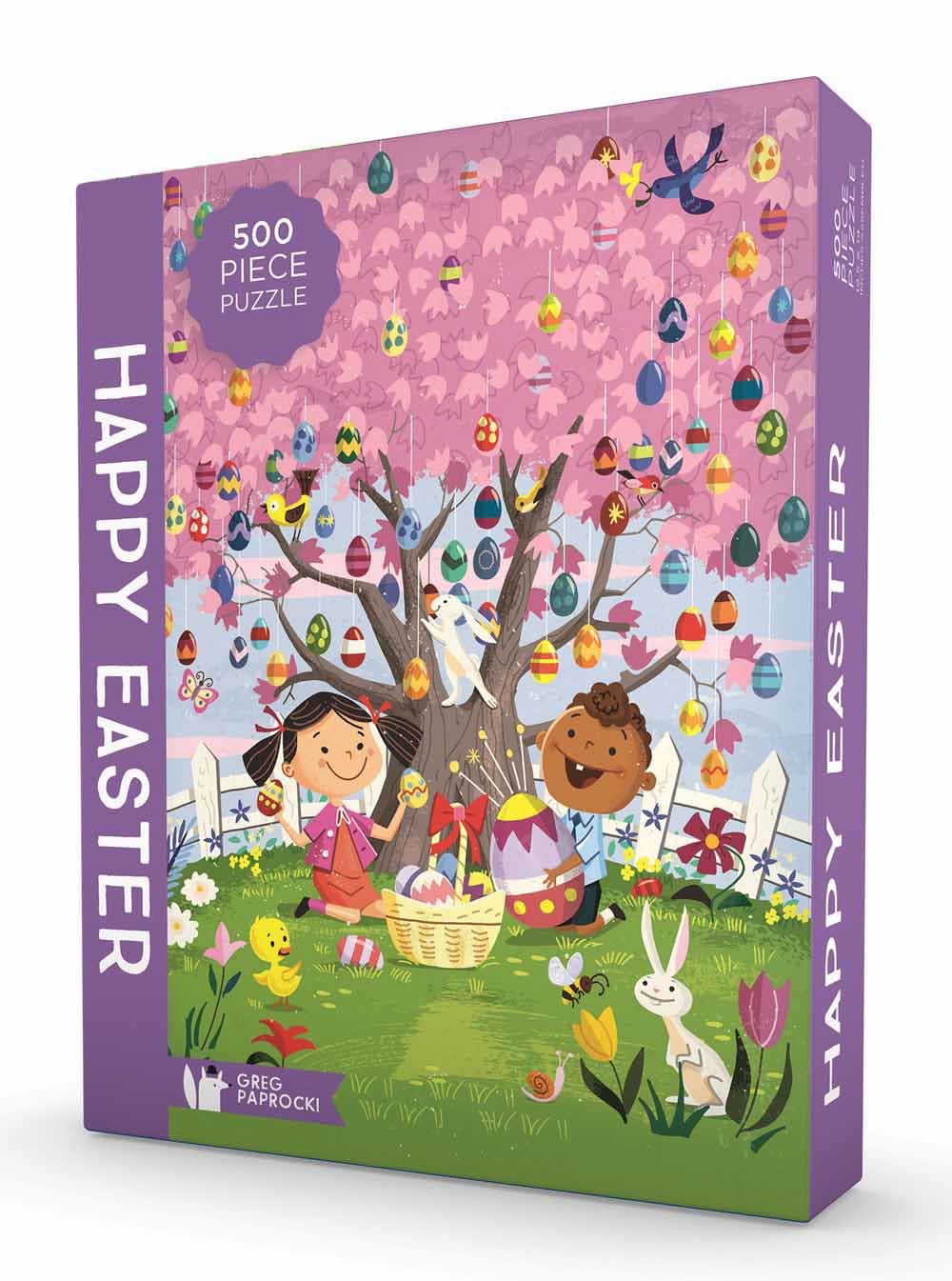 PUZZLE RENTAL: Happy Easter 500 piece puzzle
