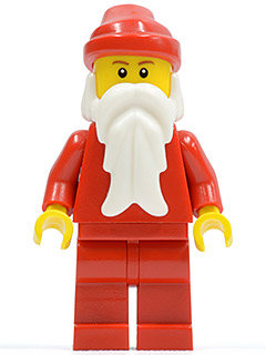 LEGO® Minifigure Santa, Red Legs (hol009)