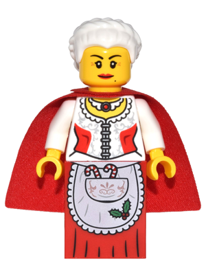 Mrs. Claus - Red Skirt and Cape