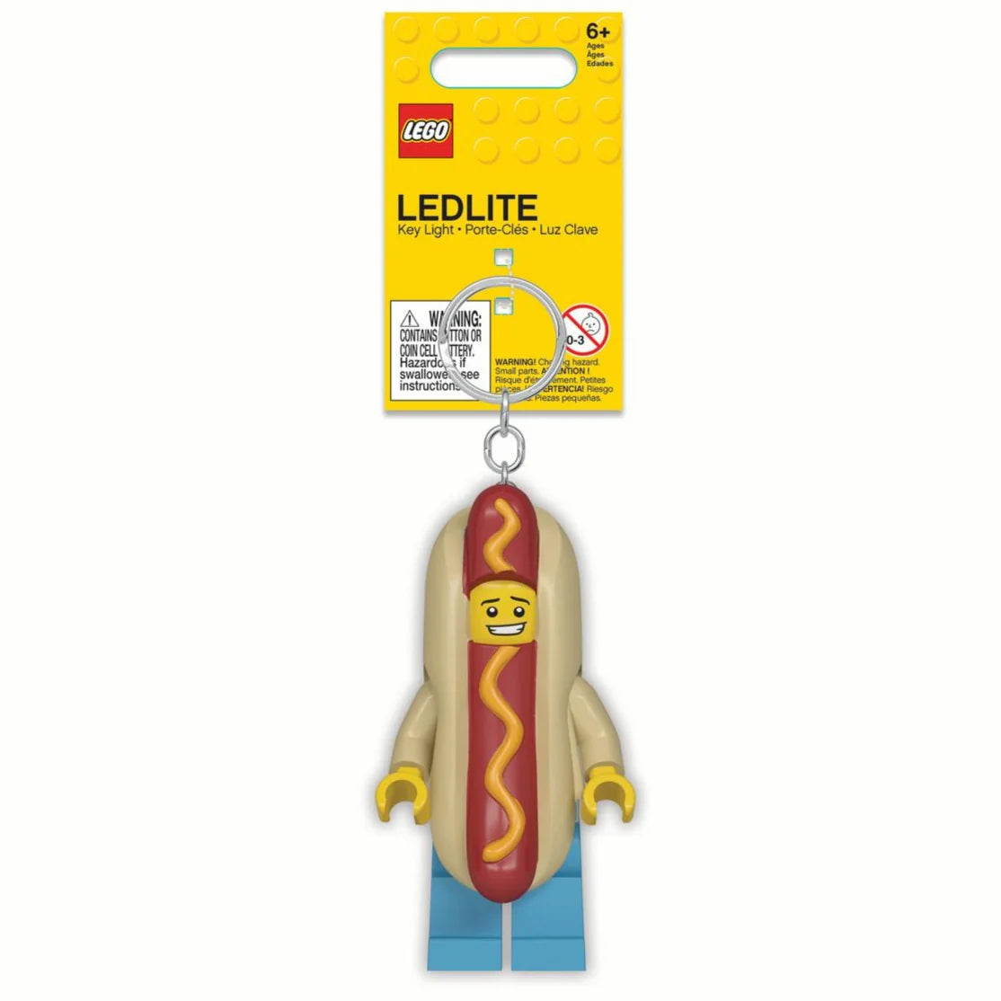 LEGO® Minifigures Keychain Light - Hot Dog Man