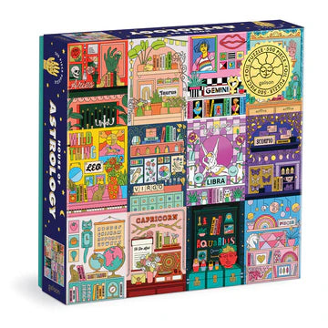 House of Astrology 500 Piece Gold Foil Puzzle | Galison Art