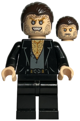 LEGO® Minifigure Fenrir Greyback - Dark Brown Hair (hp091)