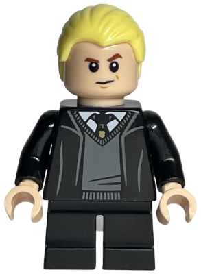 LEGO® Minifigure Draco Malfoy - Hogwarts Robe, Black Tie (hp321) - USED