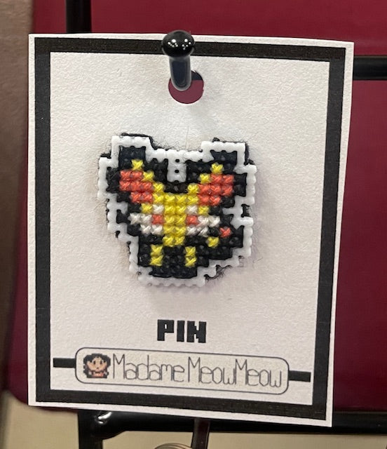Cross-Stitch Pokémon Pins (One Random)