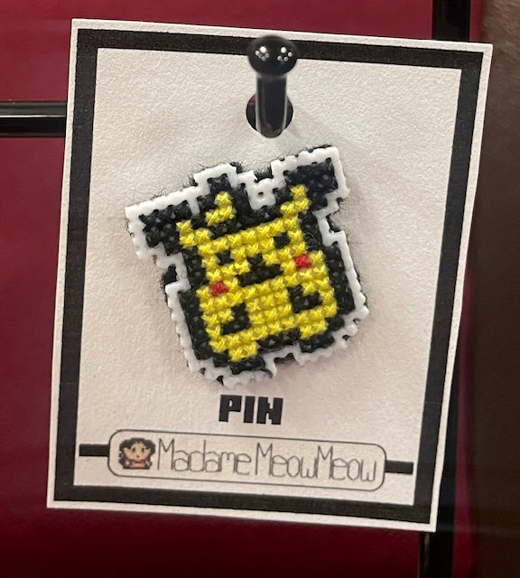 Cross-Stitch Pokémon Pins (One Random)