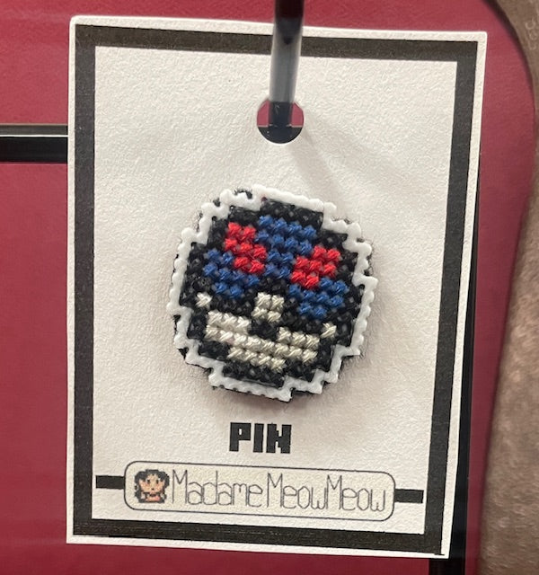 Cross-Stitch Pokémon Pins (One Random)