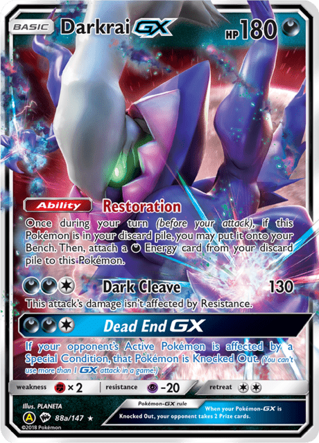 Darkrai GX 88a/147