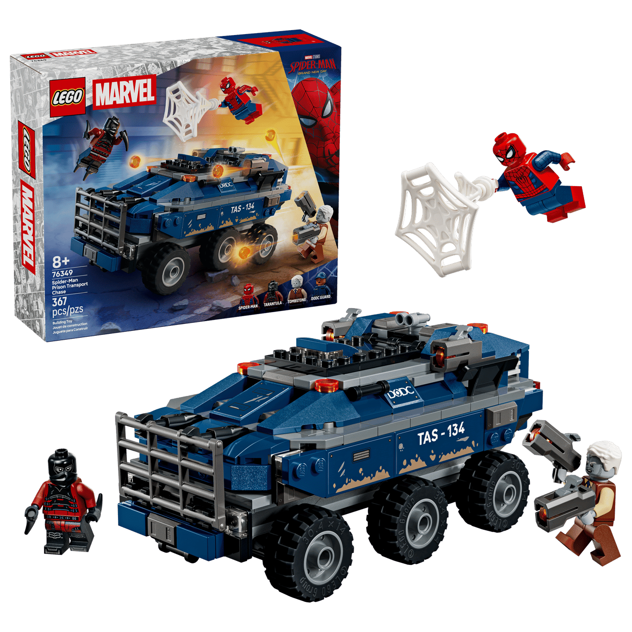 LEGO® Super Heroes Marvel Spider-Man Prison Transport Chase 76349