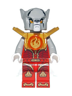 loc089 Minifigure Worriz - Fire Chi, Armor