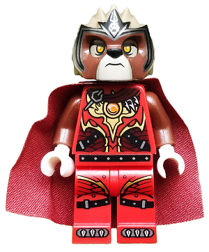 LEGO® Minifigure Chima Lavertus - Fire Chi, Cape (loc114) - NEW