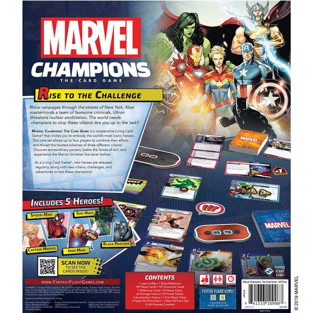 GAME RENTAL: Marvel Champions the Card Game