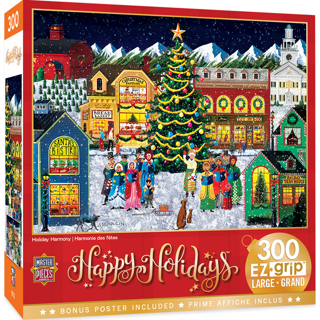 Holiday Harmony Christmas Jigsaw Puzzle 300 Piece Jigsaw Puzzle (XXL Pieces)