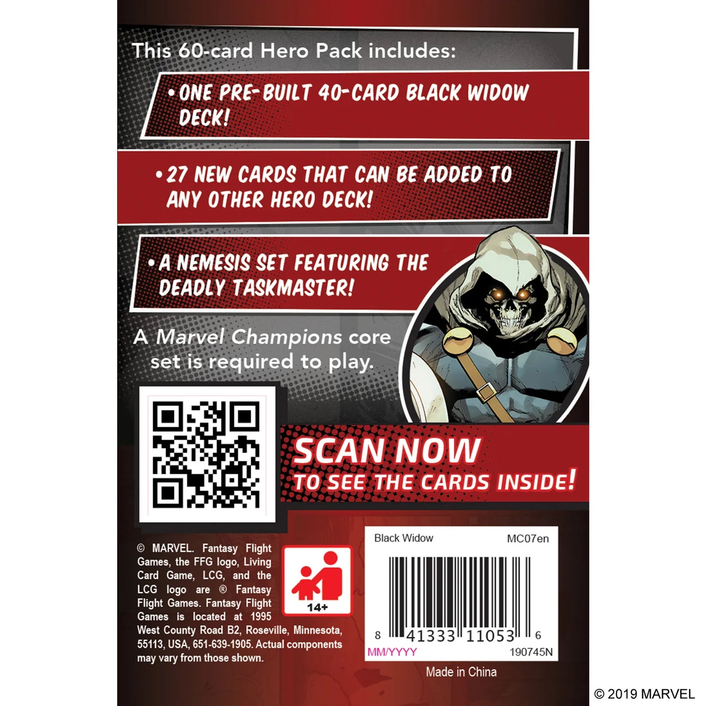 Marvel Champions: The Card Game - Black Widow Hero Pack