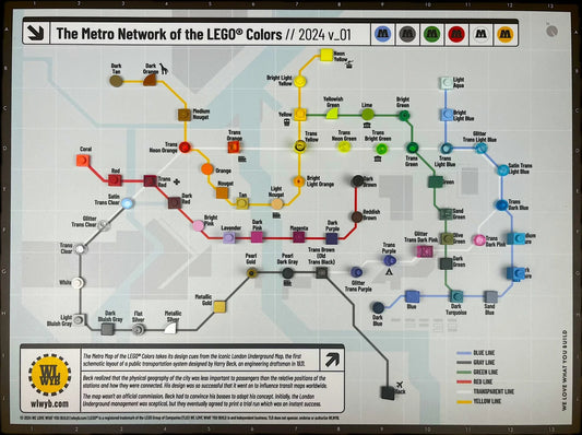 WLWYB Metro Map of the LEGO® Colors