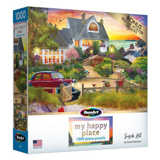 My Happy Place - Seaside Hill - 1000 Piece Jigsaw Puzzle