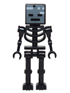 LEGO® Minifigure Wither Skeleton - Straight Arms (min025) - USED