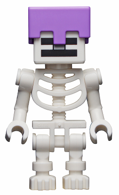Skeleton, Minecraft - Medium Lavender Helmet