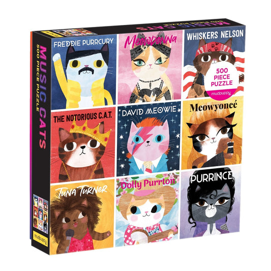 PUZZLE RENTAL: Music Cats - 500 Pieces