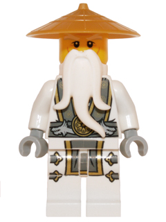 LEGO® Minifigure Wu Sensei - Possession (njo142) - Used