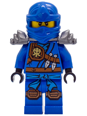 LEGO® Minifigure Jay (Jungle Robe) - Tournament of Elements with Armor (njo216) - Used