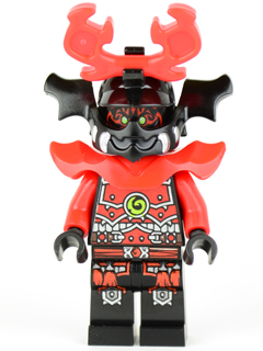 njo075   Minifigure   Stone Army Warrior - Red Face