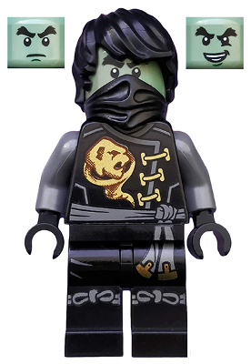 njo242   Minifigure   Cole - Skybound, Ghost, Hair