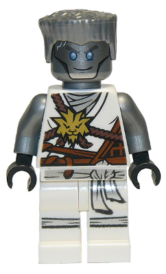 njo302   Minifigure   Zane (Honor Robe) - Day of the Departed, Hair