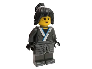 njo321A   Minifigure   Nya - The LEGO Ninjago Movie, Cloth Armor Skirt, Hair, Crooked Smile / Open Mouth Smile