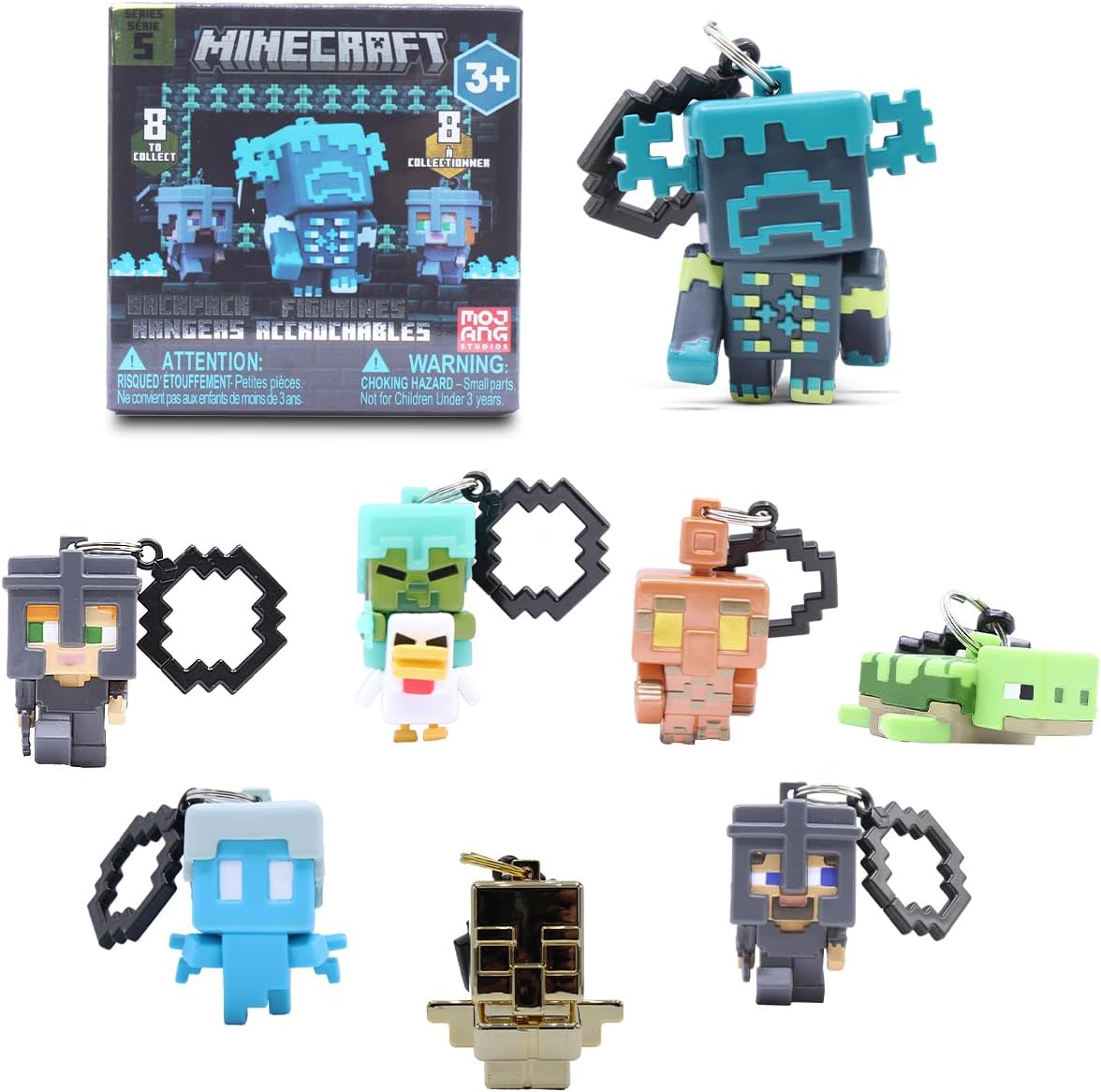 Minecraft 2.5-Inch Backpack Hanger Series 5 (Random Blind Box)