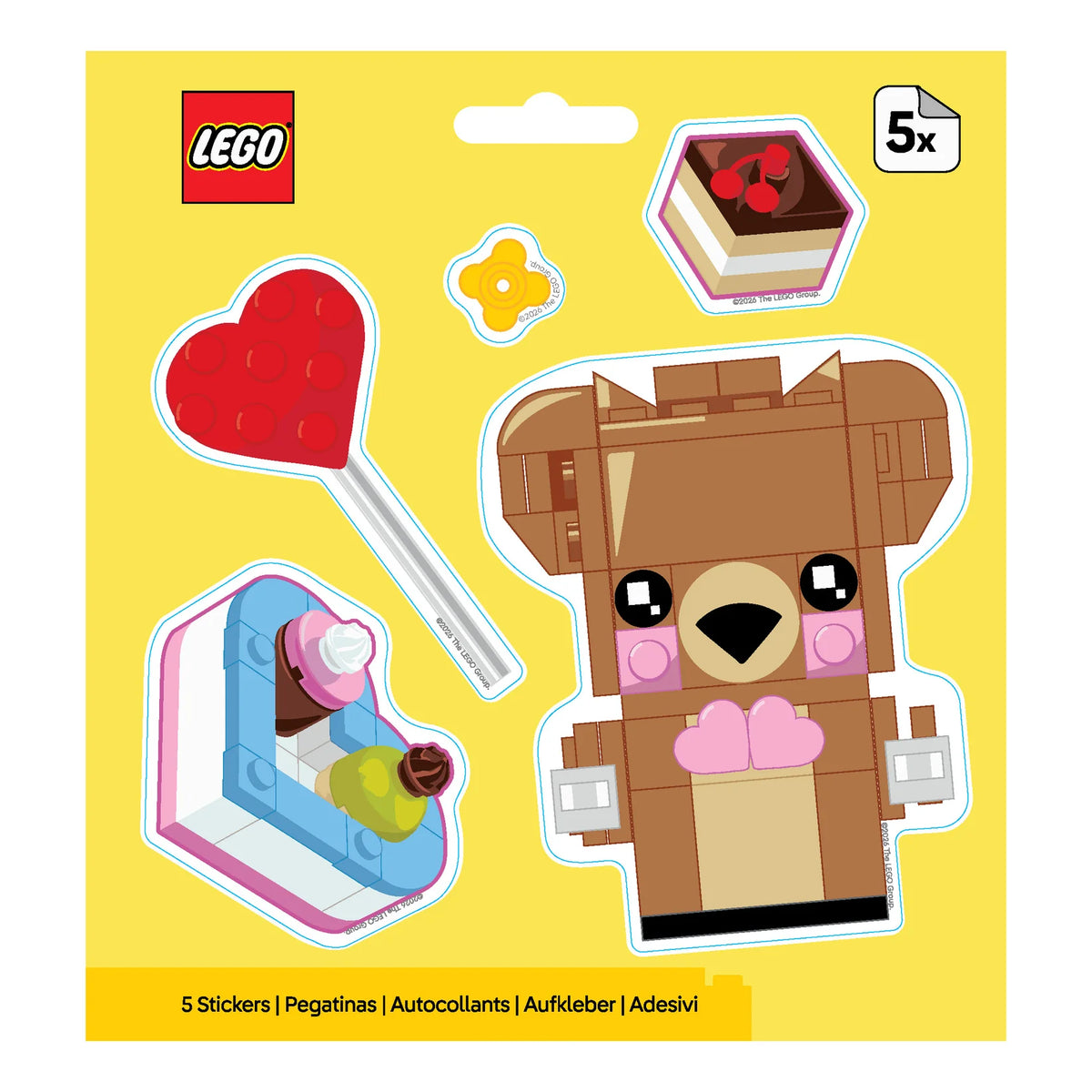 LEGO® Minifigures Sticker Valentine's Day Assortment (Choose Your Favorite!)