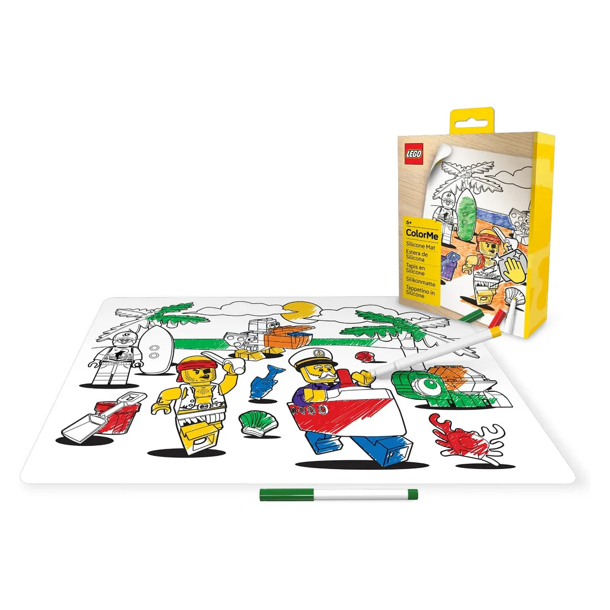 LEGO® Color Me Silicone Mat - Pirate