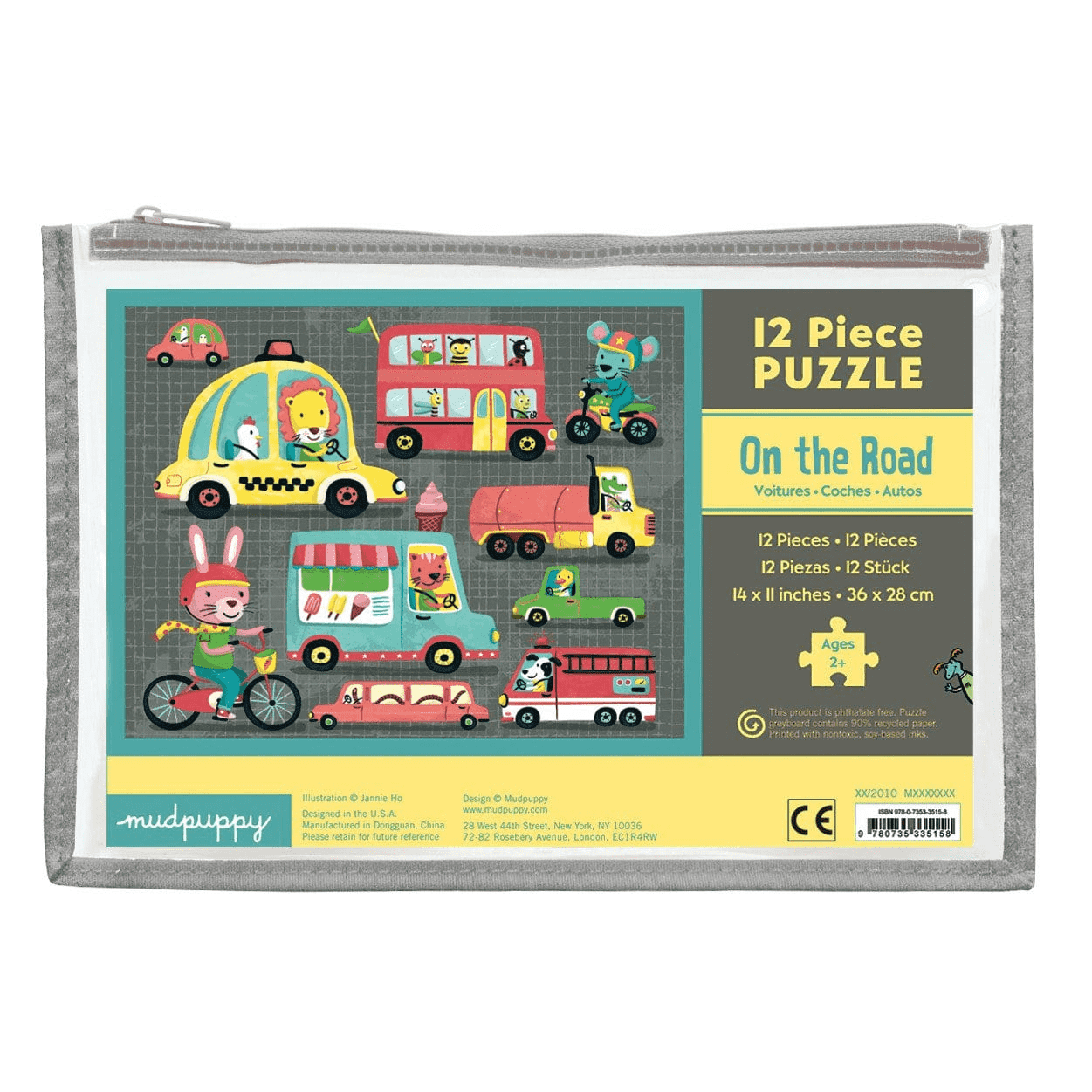 Mudpuppy: On the Road Pouch Puzzle