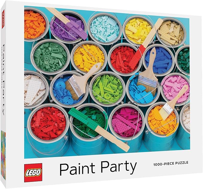 PUZZLE RENTAL: Lego Paint Party- 1000 Piece Puzzle