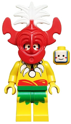 pi068 Minifigure Islander, King Kahuka