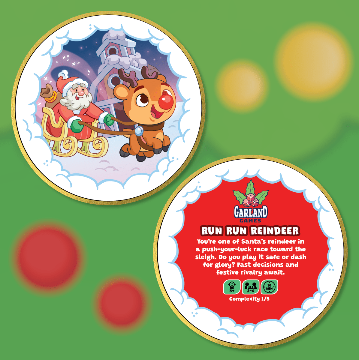 COMING SOON! Christmas Ornament Games: Holiday Mini Games in Hanging Tins (Choose Your Game or the Full Set!)