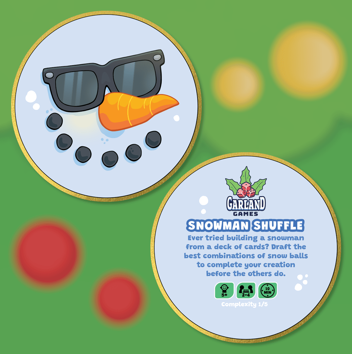 COMING SOON! Christmas Ornament Games: Holiday Mini Games in Hanging Tins (Choose Your Game or the Full Set!)