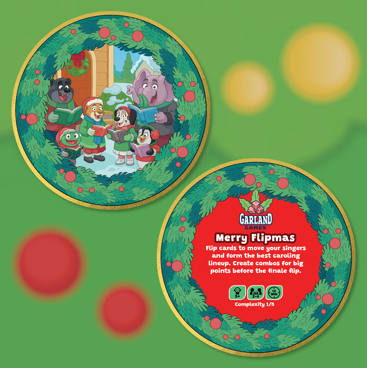 COMING SOON! Christmas Ornament Games: Holiday Mini Games in Hanging Tins (Choose Your Game or the Full Set!)