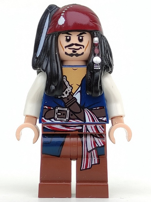 LEGO® Minifigure Captain Jack Sparrow (poc001)