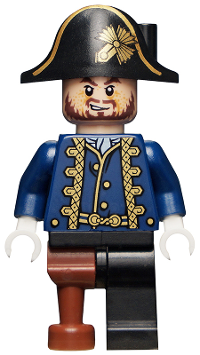 LEGO® Minifigure Hector Barbossa with Pegleg (poc028)