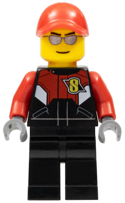 LEGO® Minifigure Racing Bike Driver 2 (rac058)