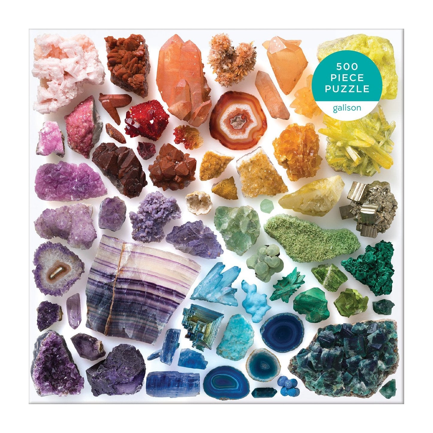 Rainbow Crystals 500 Piece Puzzle