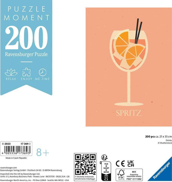 Puzzle Moment: Drinks 200 Piece Jigsaw Puzzle