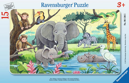 Animals of Africa 15 Piece Puzzle