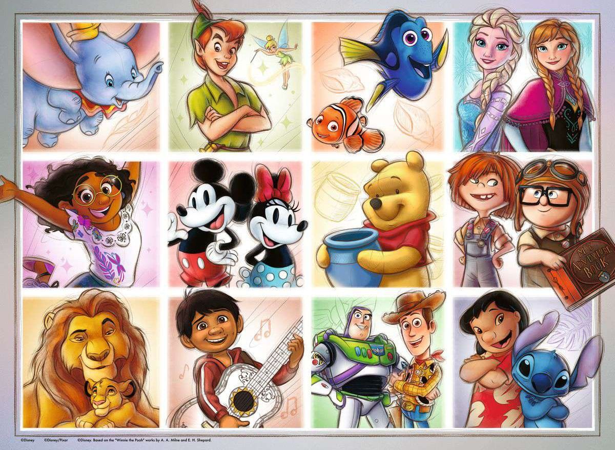 Ravensburger Disney Multi Character XXL Jigsaw Puzzle 100 Piece