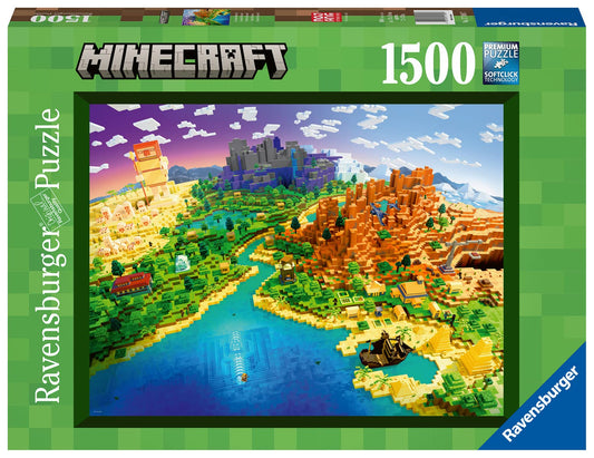 World of Minecraft 1500 Piece Puzzle