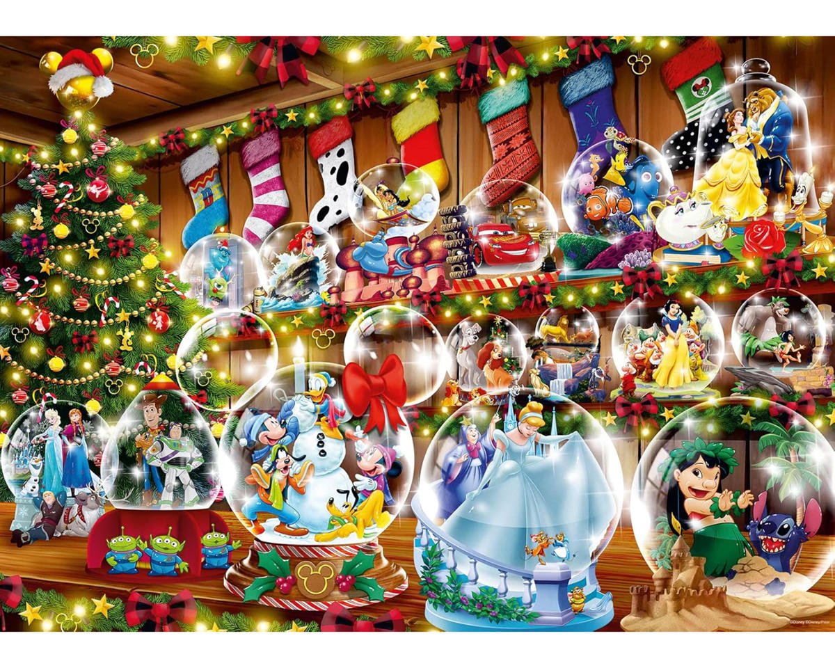 Disney Snow Globes Seasonal 1000 pc Puzzle