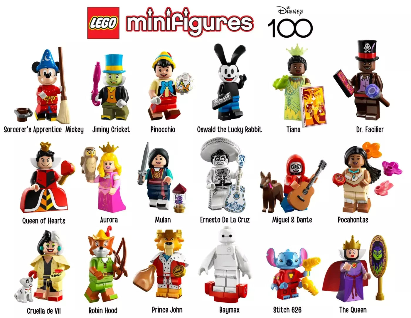 LEGO Minifigures Disney 100