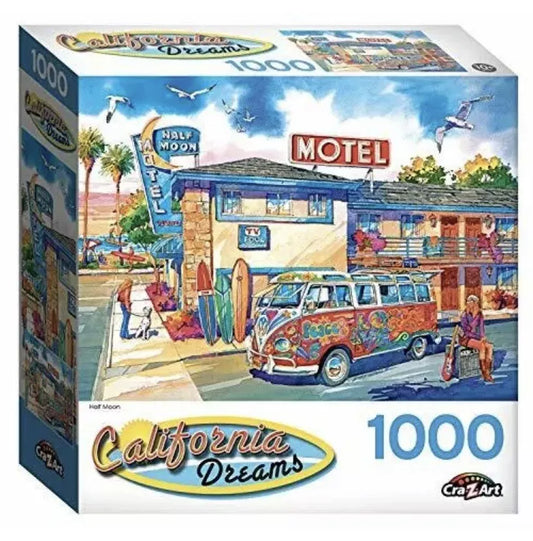 Half Moon Motel California - 1000pc Jigsaw Puzzle