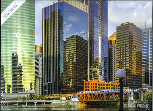 WACYDSD 1000 Piece Jigsaw Puzzle - Chicago Architecture